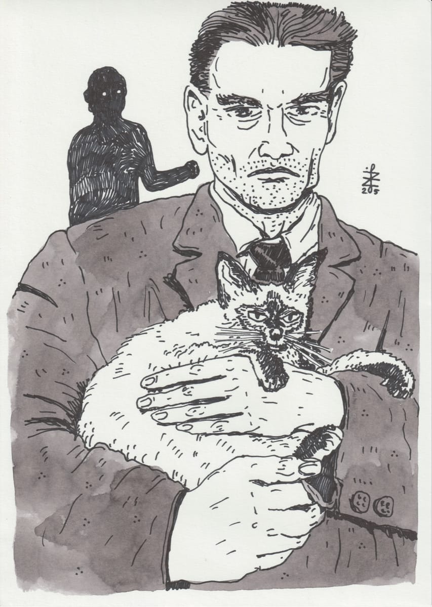 portrait-of-yuri-knorozov-with-his-cat-asya-2025